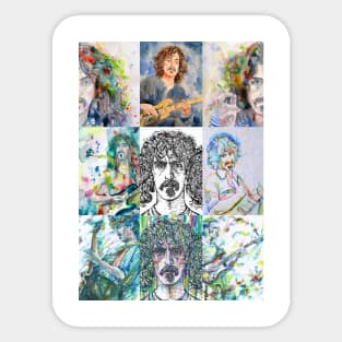 NINE TIMES FRANK ZAPPA .1 Sticker